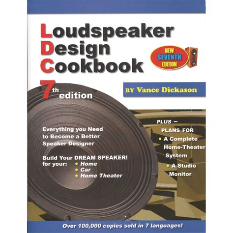 How to design your own sealed or bass reflex enclosure. . Loudspeaker design cookbook 7th edition pdf